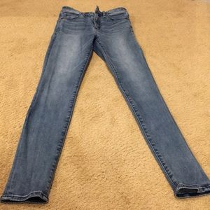 A&F high rise LONG jeans